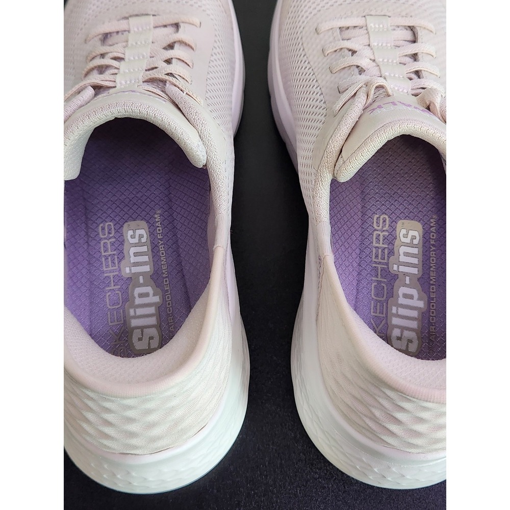 Skechers Slip Ins Go Walk Flex Womens Beige Comfort Walking Shoes Flats Sz 9 - Picture 5 of 10